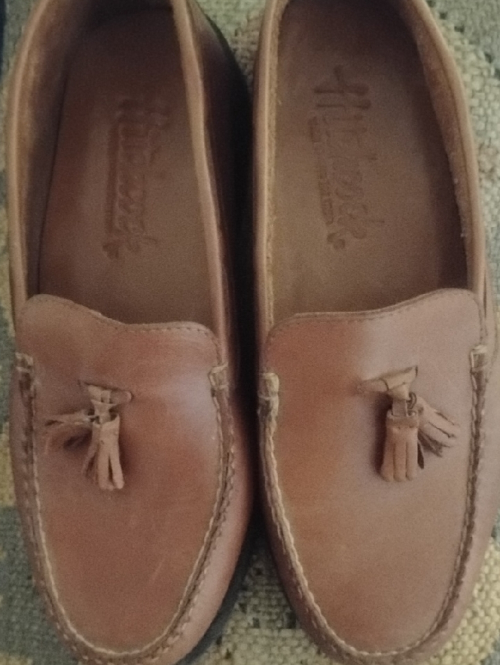 Hitchcock Men's Brown Leather Loafers Sz 9 5E Very Nice Condition